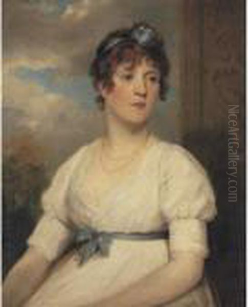 Miss Elizabeth Beresford Oil Painting by Sir William Beechey