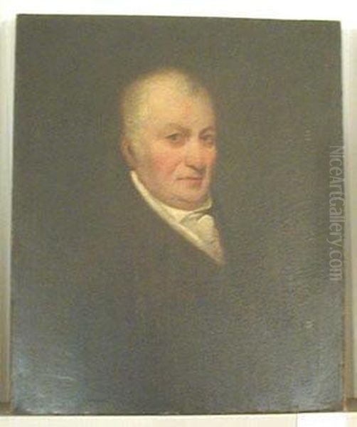 Half Length Portrait Of A Gentleman Oil Painting by Sir William Beechey