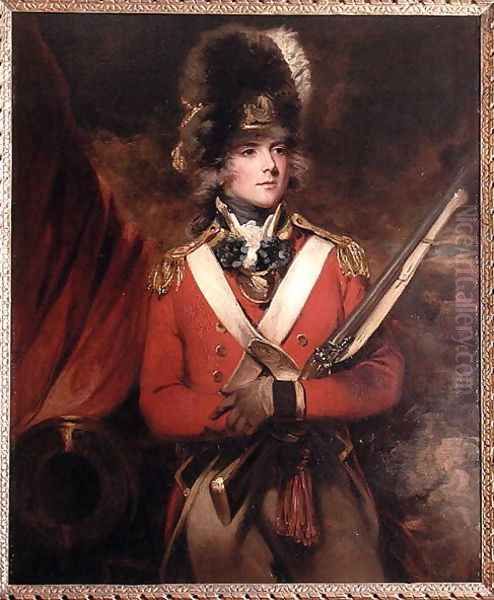 Colonel Thomas Grosvenor 1764-1851 Oil Painting by John Hoppner