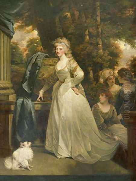 Portrait of HRH Frederica Charlotte Ulrica Princess Royal of Prussia and Duchess of York Oil Painting by John Hoppner