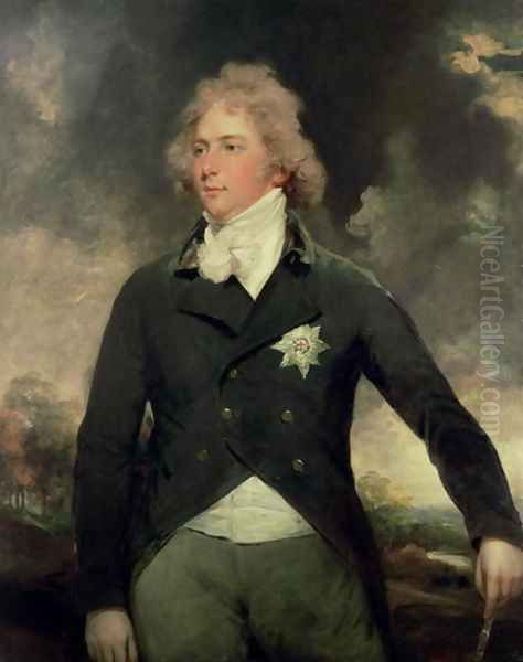 George IV as Prince of Wales Oil Painting by John Hoppner