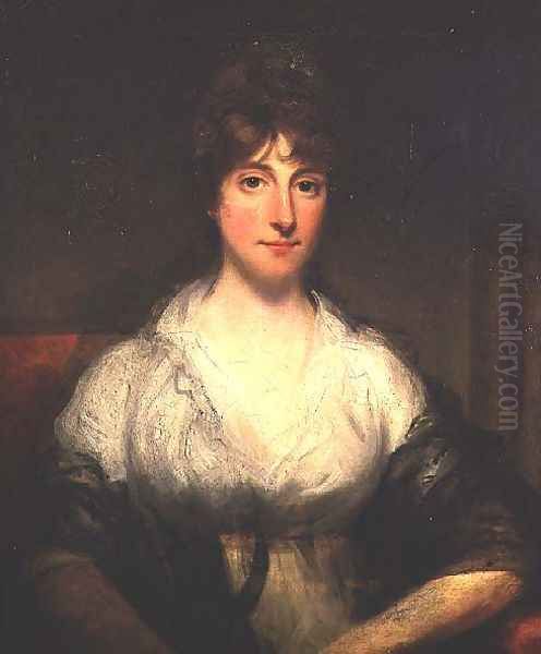 Mrs Thornton Oil Painting by John Hoppner