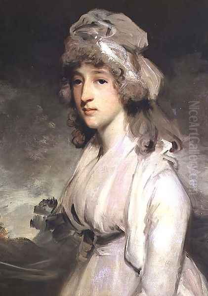 The Hon Mrs Gunning Oil Painting by John Hoppner