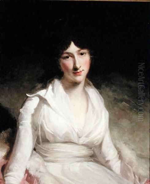 Portrait of Lady Charlotte Oil Painting by John Hoppner