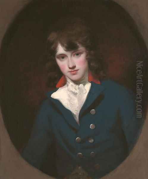 Portrait of William Locke aged seventeen Oil Painting by John Hoppner