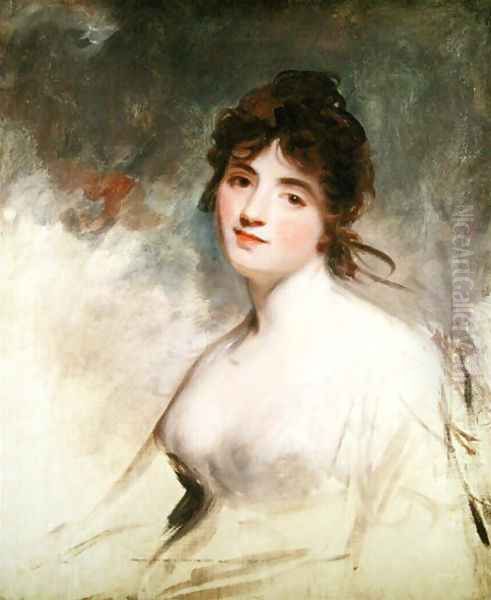 Portrait of Charlotte Anne Child Villiers 1771-1808 Lady William Russell Oil Painting by John Hoppner