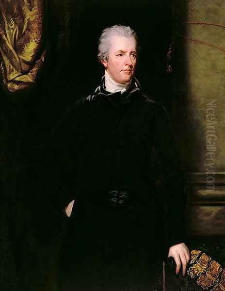 Portrait of William Pitt the Younger 1759-1806 Oil Painting by John Hoppner