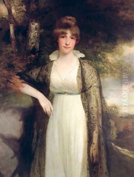 Portrait of Eleanor Agnes Daughter of the 1st Lord Auckland Oil Painting by John Hoppner