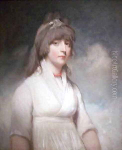 Portrait of a Lady Georgina Buckley Oil Painting by John Hoppner