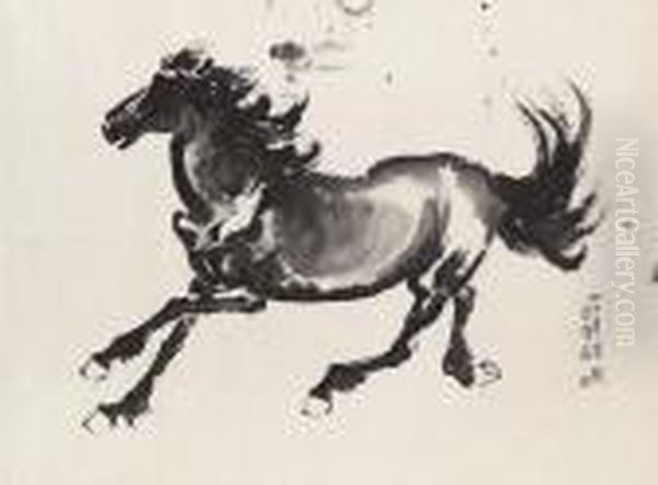 Running Horse by Xu Beihong