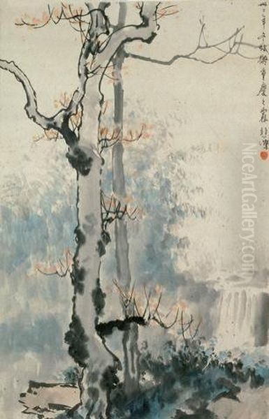 Hazy Winter Oil Painting by Xu Beihong