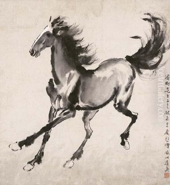 Galloping Horse by Xu Beihong