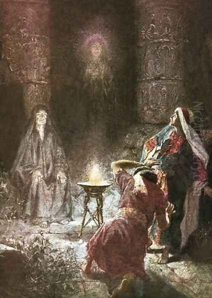 The sin of witchcraft Oil Painting by William Brassey Hole