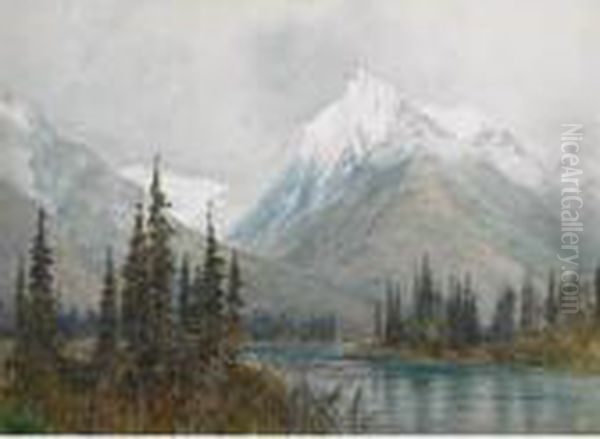 The Chancellor, Canadian Rockies Oil Painting by Frederic Marlett Bell-Smith