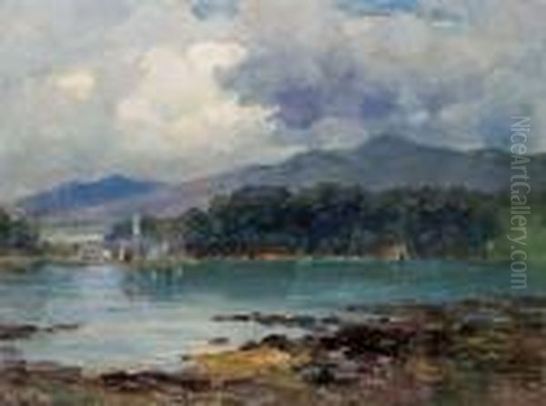 Murray Bay Oil Painting by Frederic Marlett Bell-Smith