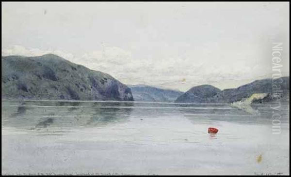 Mouth Of The Saguenay Oil Painting by Frederic Marlett Bell-Smith