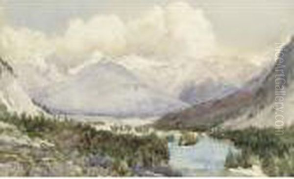 The Bow Valley Oil Painting by Frederic Marlett Bell-Smith