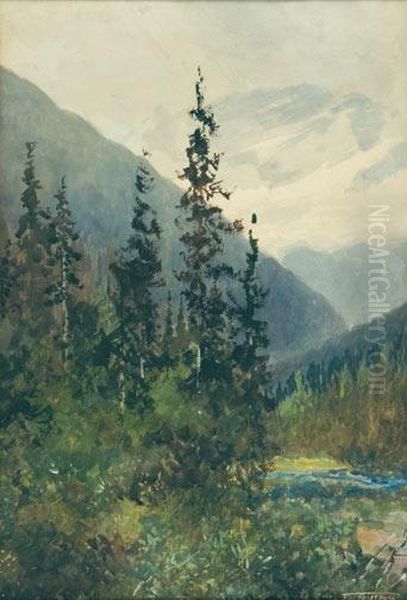 Landscape Oil Painting by Frederic Marlett Bell-Smith