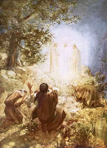 The transfiguration Oil Painting by William Brassey Hole