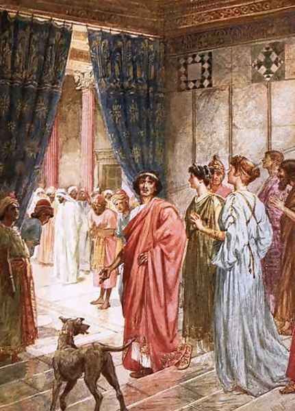 Pilate sends Jesus to Herod Oil Painting by William Brassey Hole