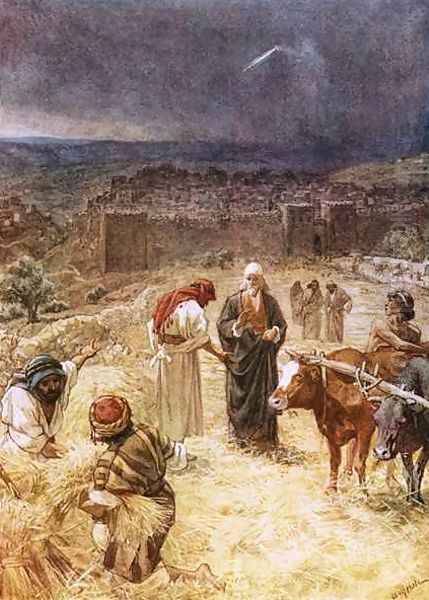 King David purchasing the threshing floor Oil Painting by William Brassey Hole