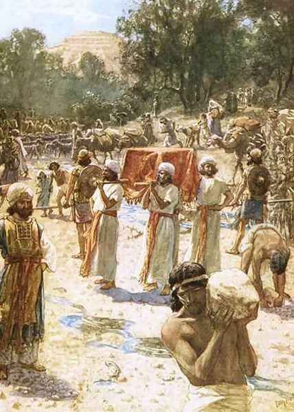 The passage of Jordan Oil Painting by William Brassey Hole