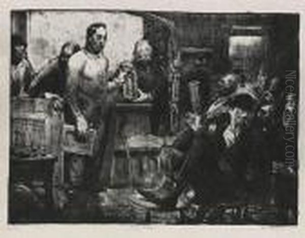 The Jury Oil Painting by George Wesley Bellows