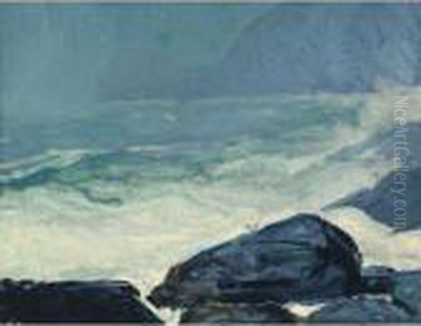 Burnthead Oil Painting by George Wesley Bellows