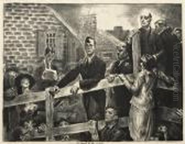 An Appeal To The People Oil Painting by George Wesley Bellows