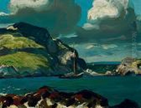 Giant Sky Oil Painting by George Wesley Bellows