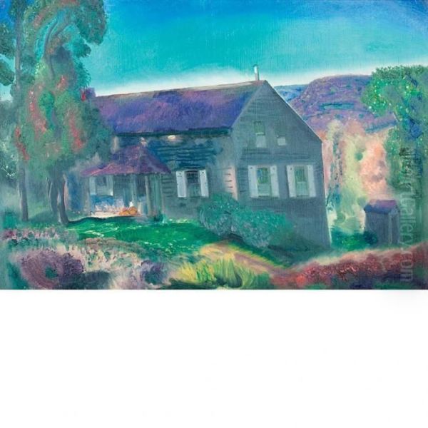 The Black House Oil Painting by George Wesley Bellows