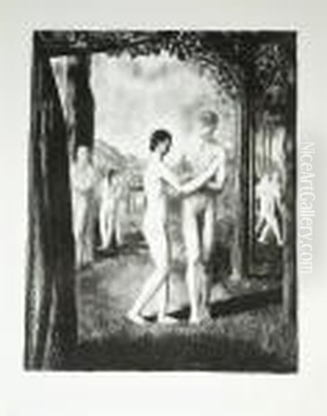 The Lovers That Passed Him By Oil Painting by George Wesley Bellows