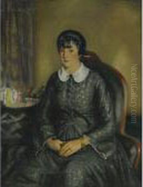 Portrait Of Mary Mckinnon Oil Painting by George Wesley Bellows