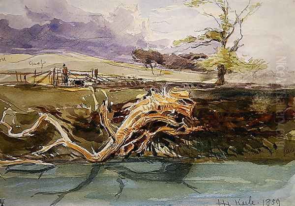 Keele Oil Painting by James Holland