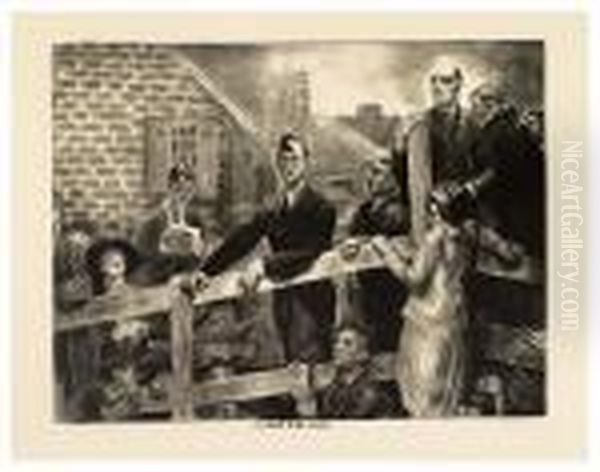 The Appeal To The People. Oil Painting by George Wesley Bellows