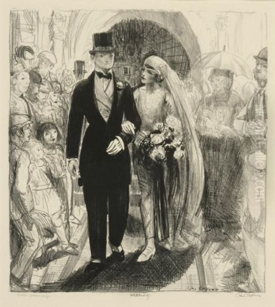 The Wedding Oil Painting by George Wesley Bellows