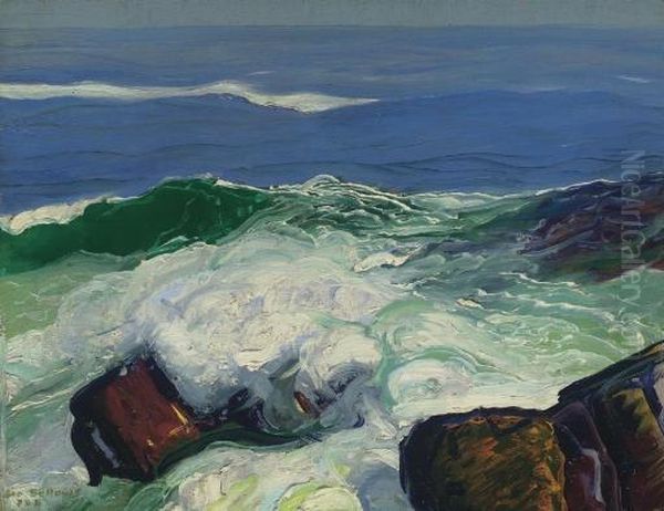 Out Of The Calm Oil Painting by George Wesley Bellows