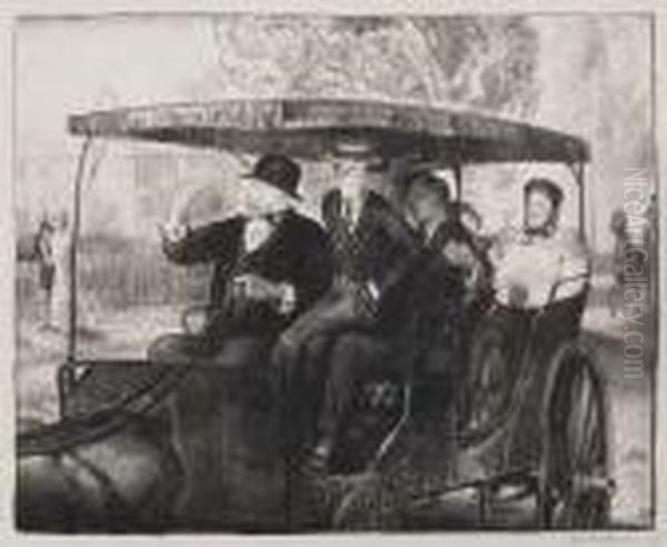 Sunday 1897 Oil Painting by George Wesley Bellows