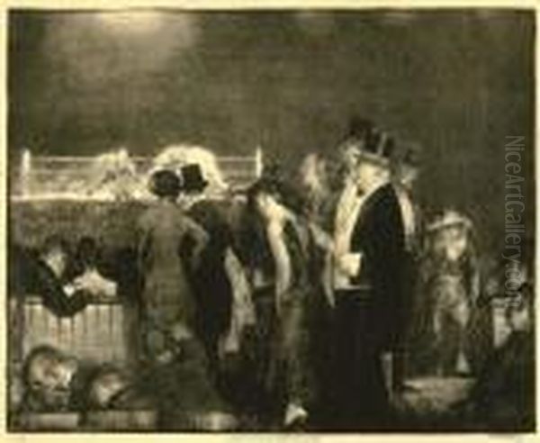 Preliminaries Oil Painting by George Wesley Bellows