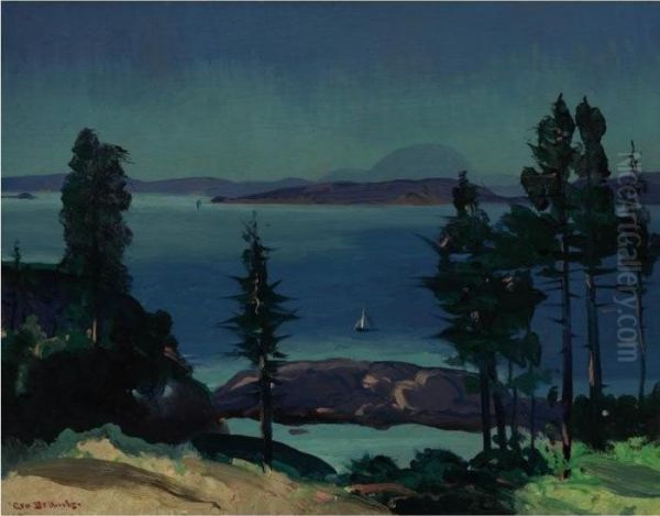 Day Of Dreams Oil Painting by George Wesley Bellows