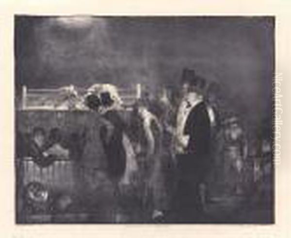 Preliminaries (mason 24) Oil Painting by George Wesley Bellows