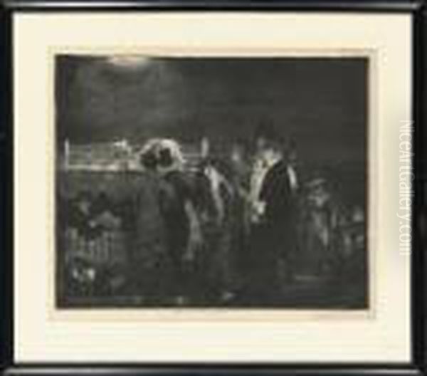 Preliminaries (mason 24) Oil Painting by George Wesley Bellows