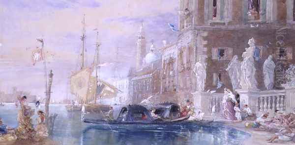 St Georges Venice Oil Painting by James Holland