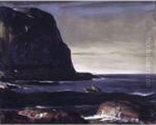 Evening Swell Oil Painting by George Wesley Bellows