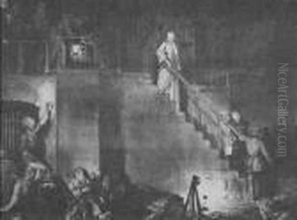 Murder Of Edith Cavell Oil Painting by George Wesley Bellows