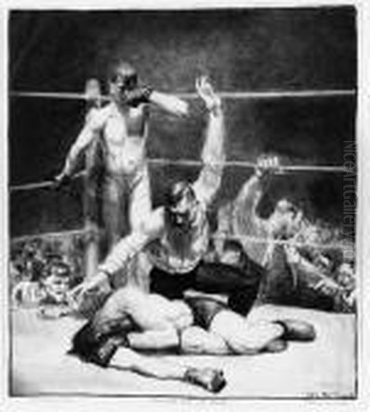 Untitled Oil Painting by George Wesley Bellows