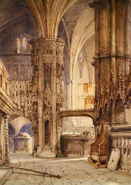 The Cathedral at Auch Oil Painting by James Holland