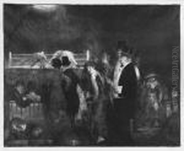 Bellows
Preliminaries (preliminaries To The Big Bout) (m. 24) Oil Painting by George Wesley Bellows