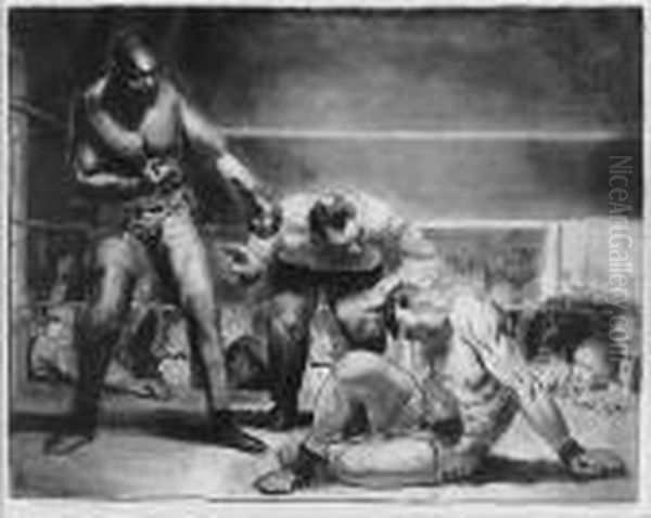 The White Hope (m. 96) Oil Painting by George Wesley Bellows