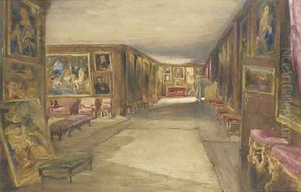 The Leicester Gallery, Knole Oil Painting by James Holland